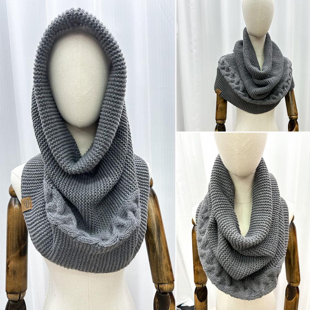 Street Fashion Hats - Syal rajut Musim Dingin Pria Wanita,