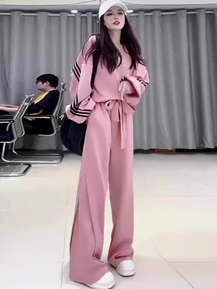 Street Fashion Winter 2026 - Set Kasual Wanita Musim Gugur/Dingin 2026