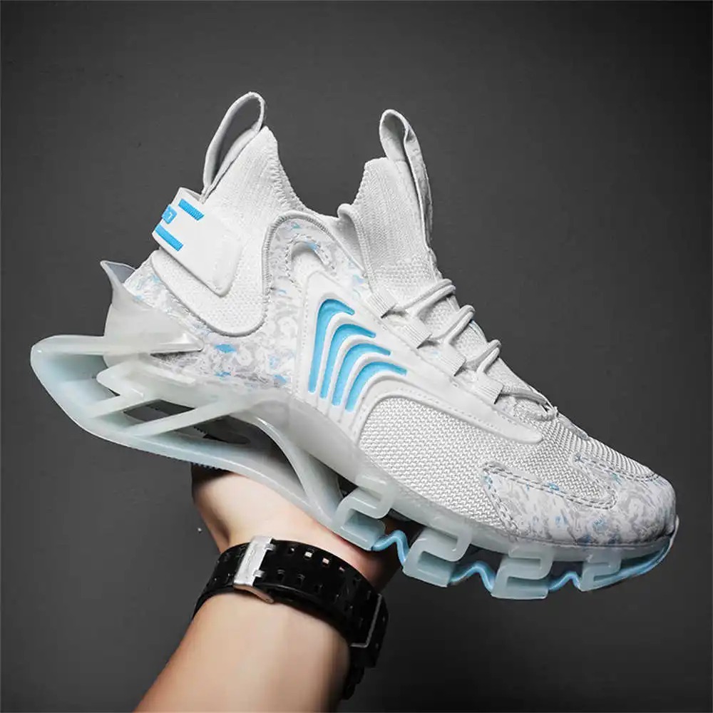 Street Fashion Official - Blue Slipon sepatu bot panjang merah