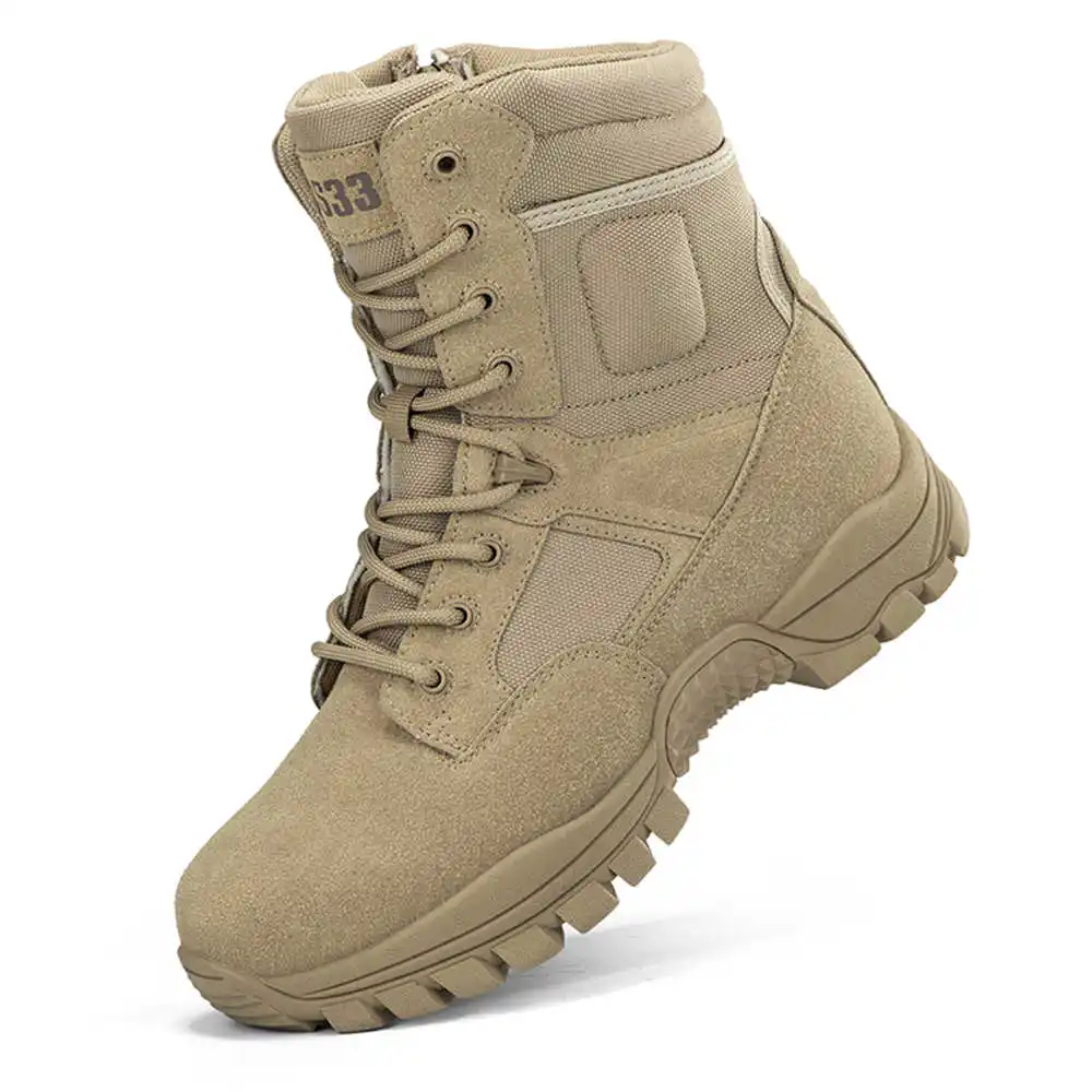 Street Fashion Asian - Sepatu boot kulit asli antiselip, sepatu