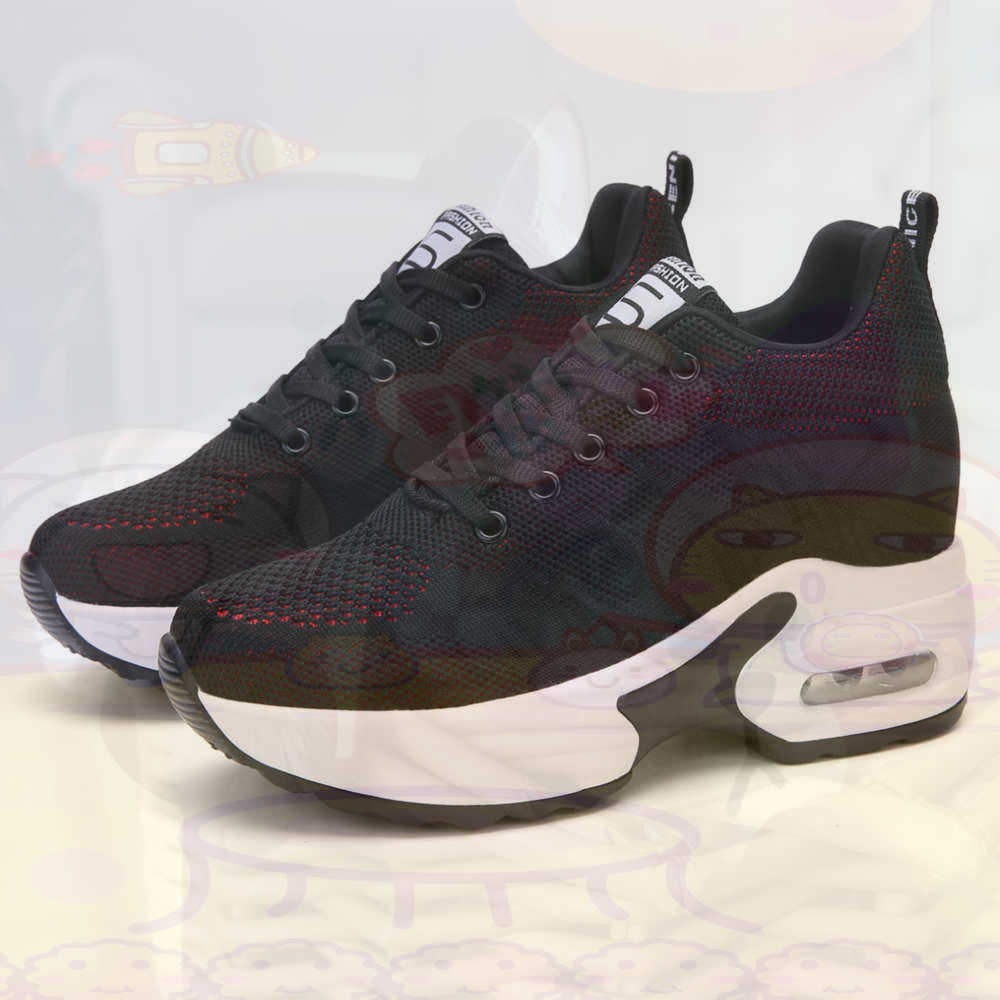 Street Fashion Asian - Merah Ukuran 36 Sepatu Wanita Tenis