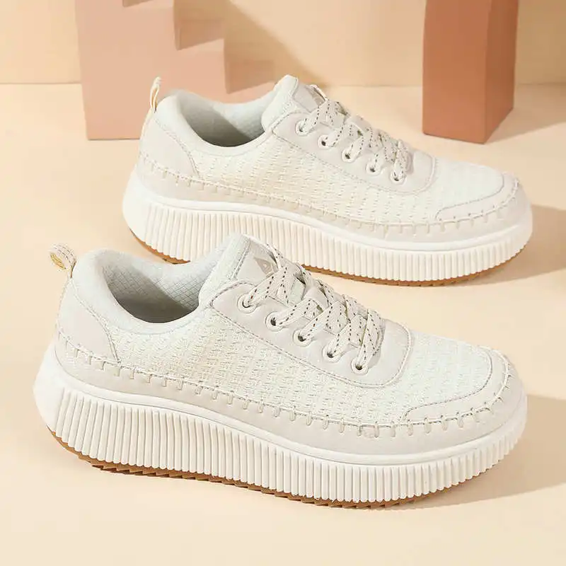 Street Fashion Asian - Sepatu kets flat wanita, sepatu Sneakers