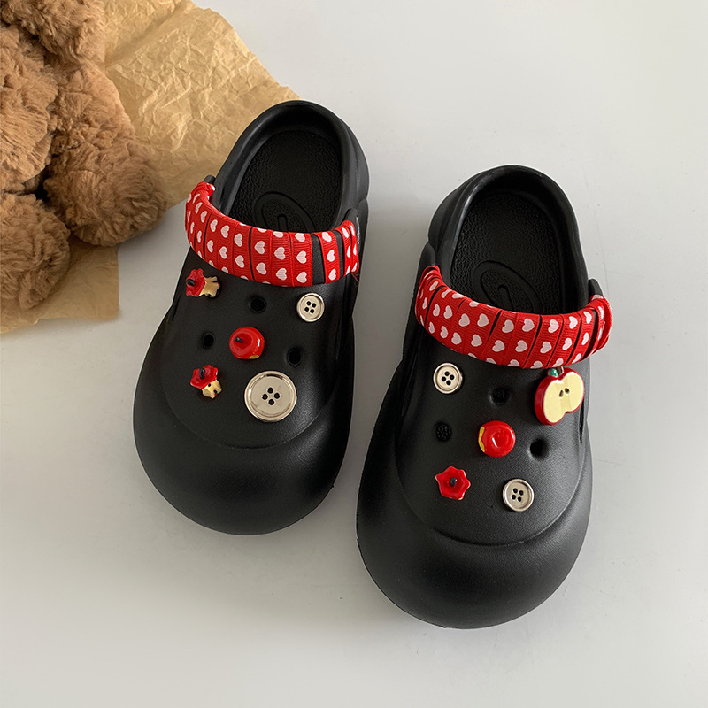 Street Fashion Korean - Sepatu Clogs Wanita untuk di Dalam