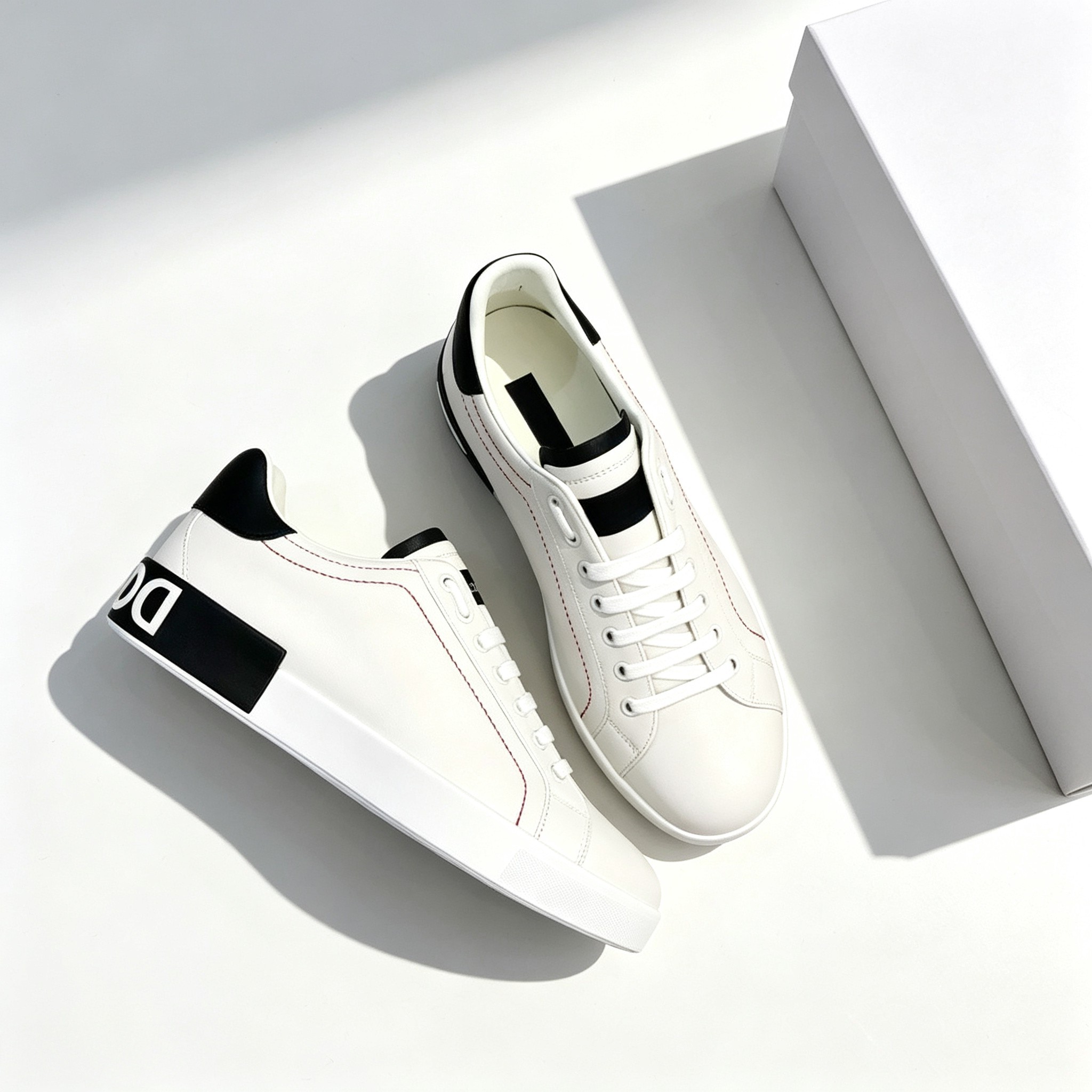 Street Fashion Korean - Sepatu Skate Kasual Olahraga Putih Pria