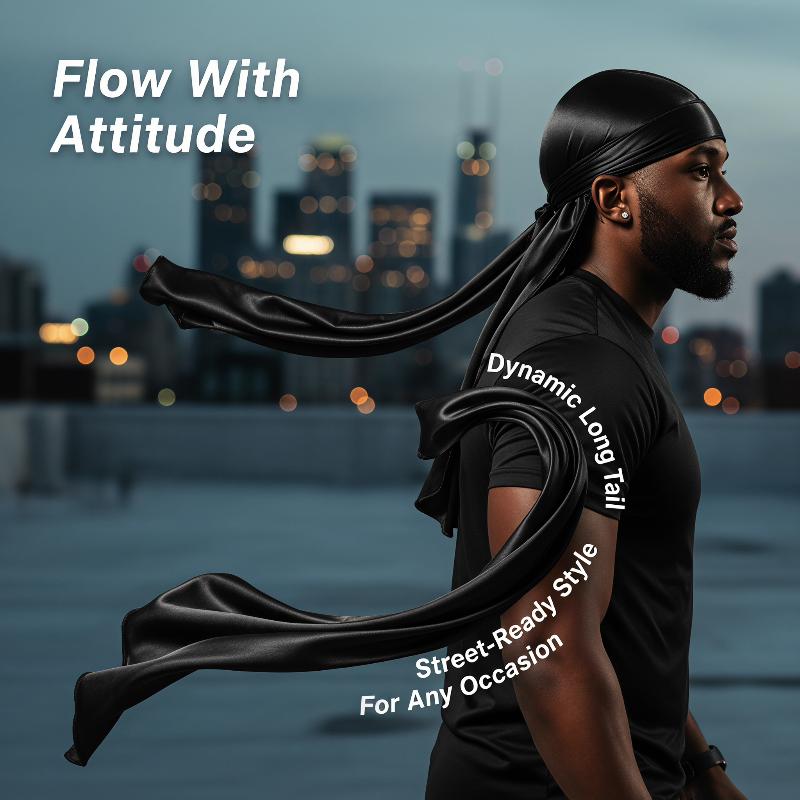 Street Fashion Hats - [T] Topi Bajak Laut Durag Ekor