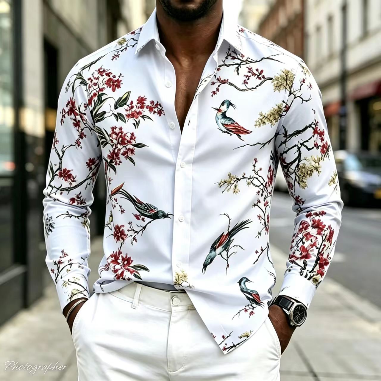 Street Fashion Shanghai - Kemeja Pria Terbaru 2026 Kerah Klasik