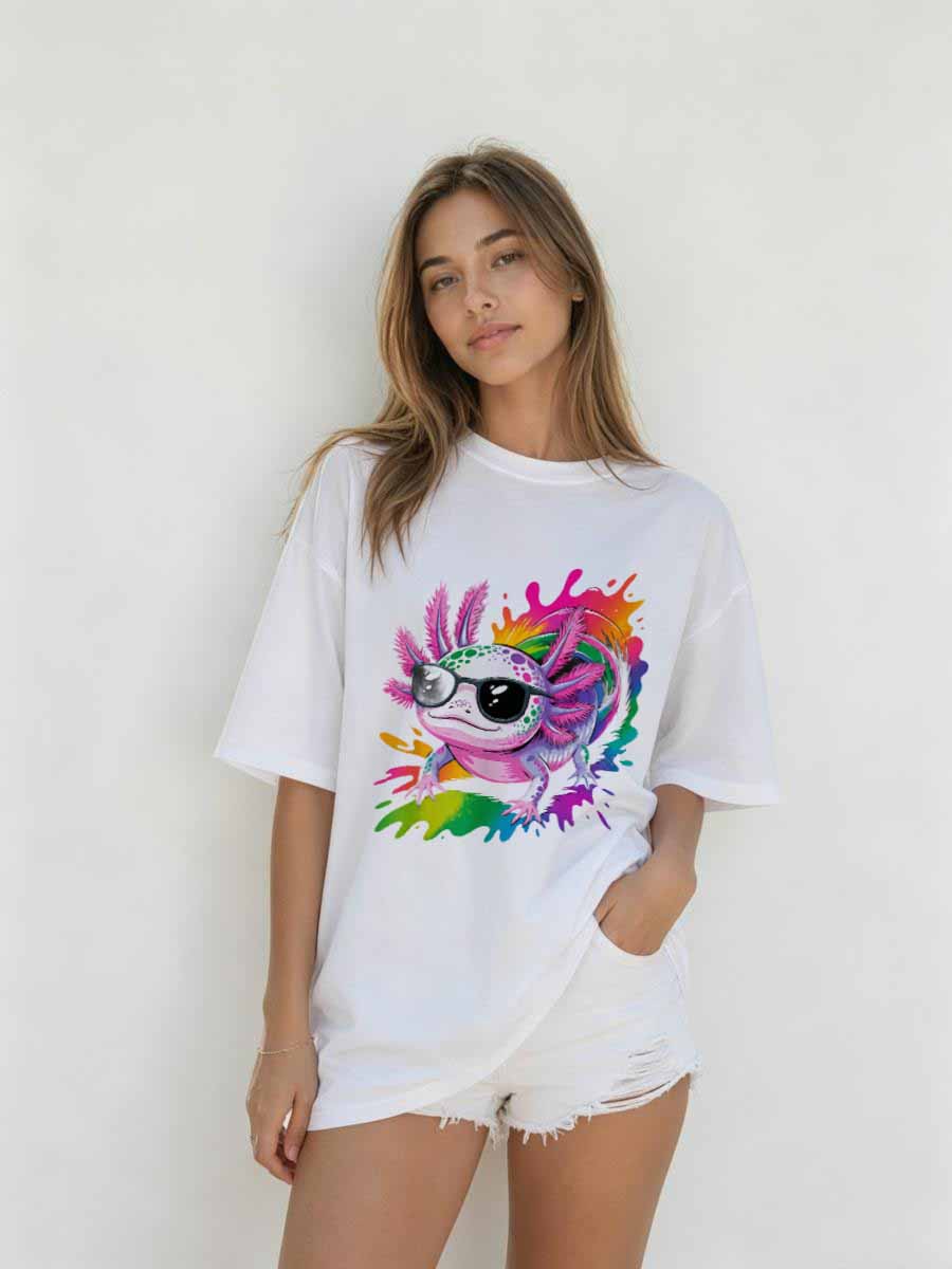 Street Fashion Events - Kaos Musim Dingin Katun Tebal Bertekstur