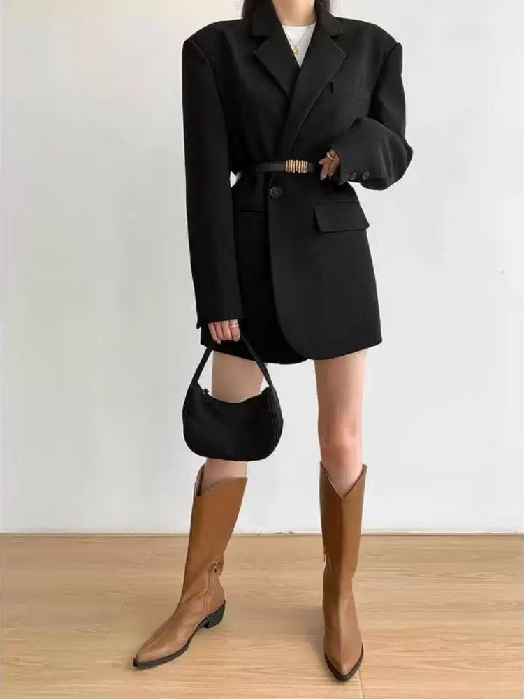 Italy Fashion Street - Jaket setelan semi formal musim semi