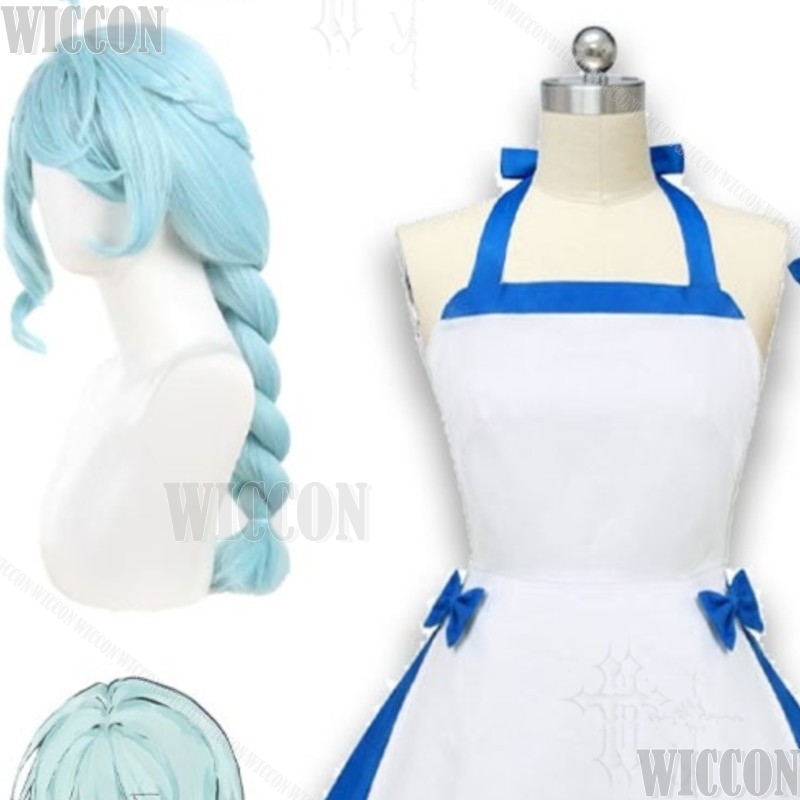 Street Fashion Events - Gaun Karakter Biru Zeno Pakaian Cosplay