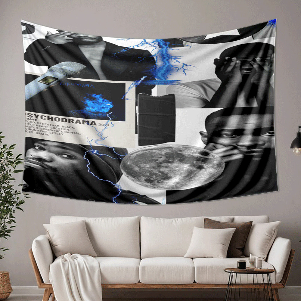 Street Fashion Events - Tapestry Cetak Digital Bertema Rap Artistik