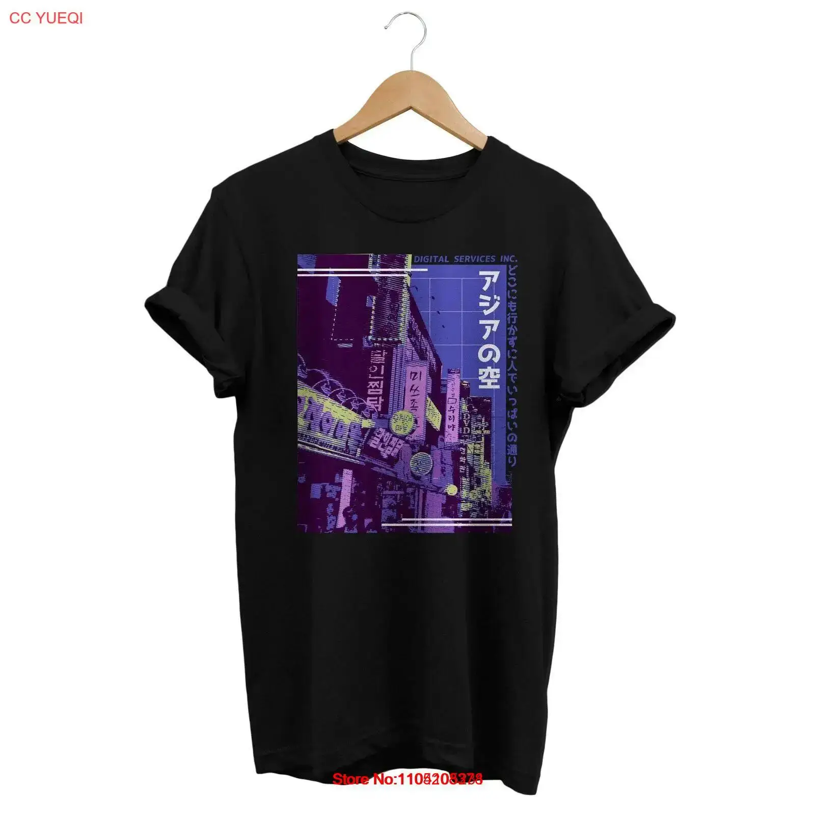 Street Fashion Asian - Kaos Jalanan Asia Synthwave Pakaian Edgy