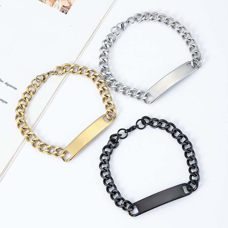 HNSP Gelang Sederhana Rantai T - Street Fashion Shanghai ulasan dan harga