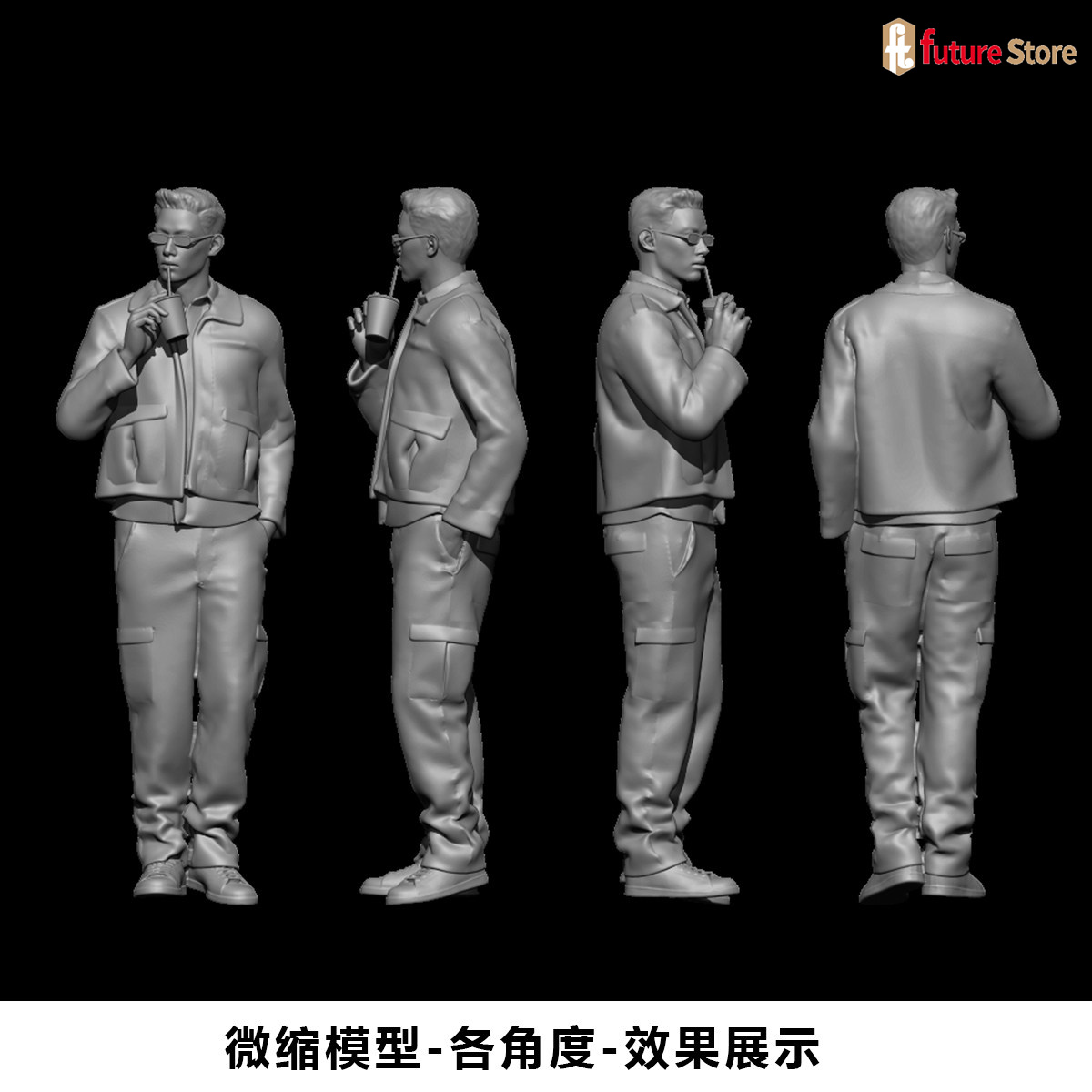 Cetakan 3D Miniatur 1/64 1/43  - Street Fashion Photographers ulasan dan harga