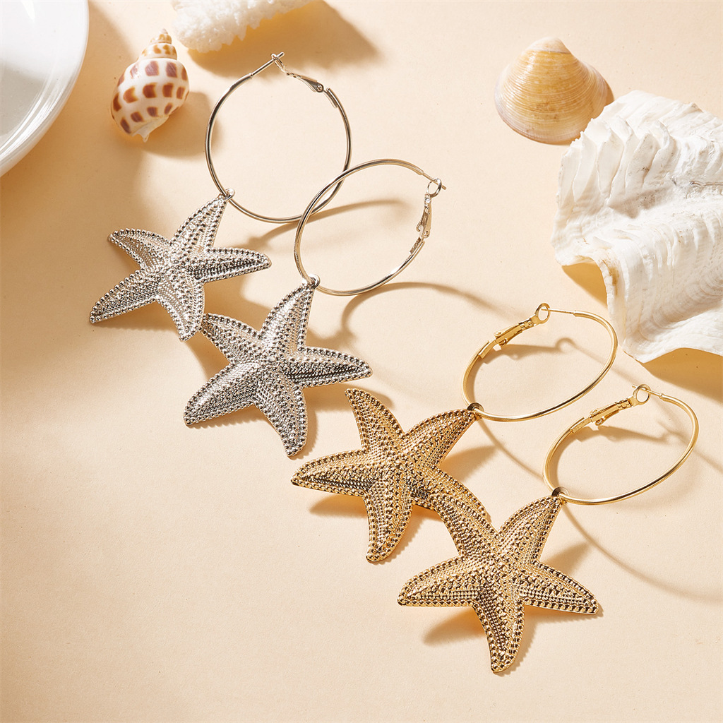 Anting Bintang Laut Desain Uni - Street Fashion Photographers ulasan dan harga