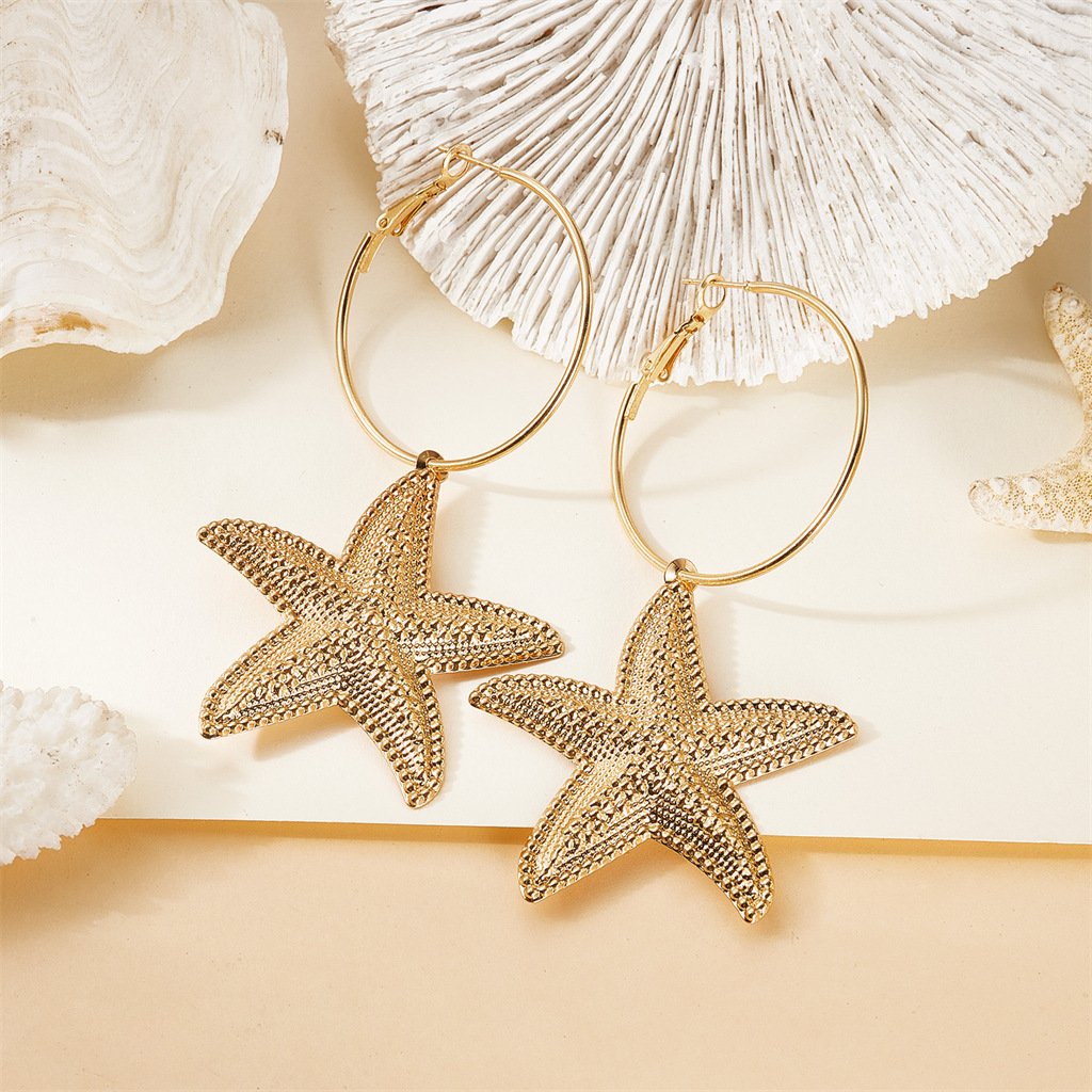 Anting Bintang Laut Desain Uni - Street Fashion Photographers ulasan dan harga