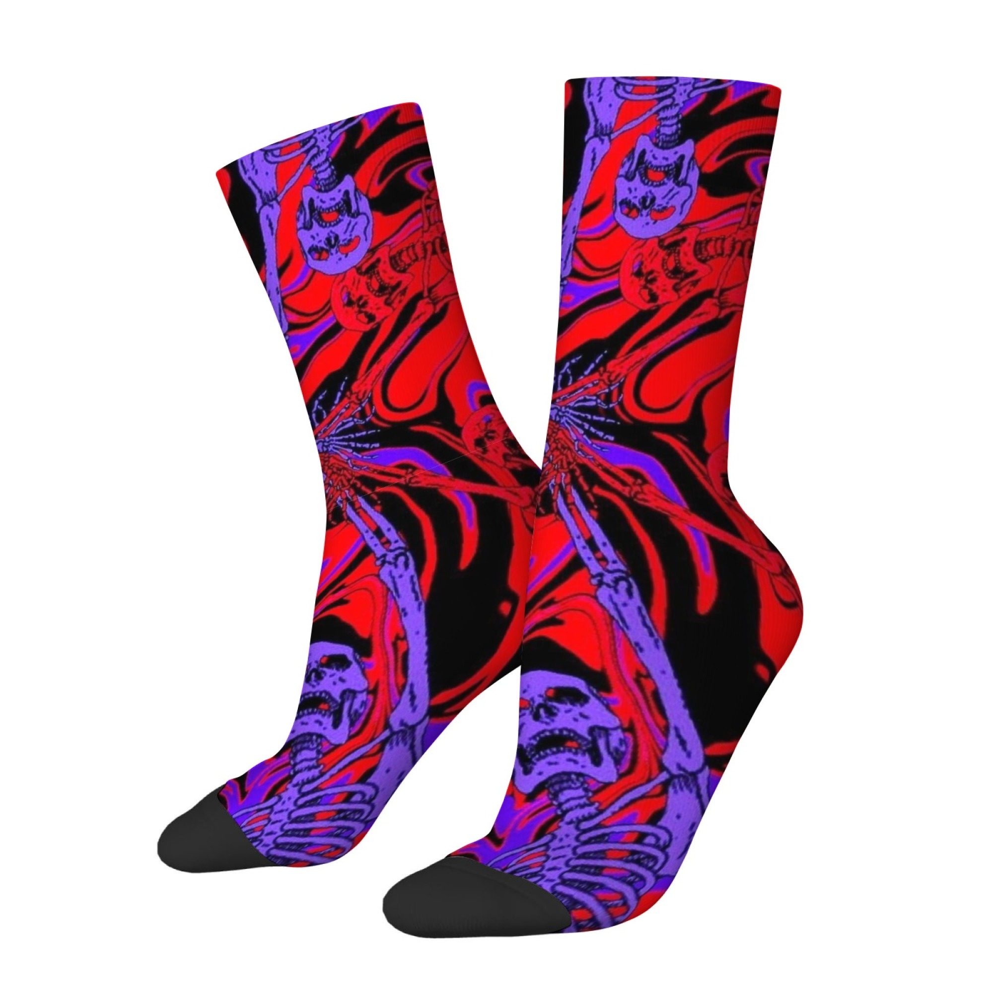 Kaos Kaki Pria Crazy Punk Skul - Street Fashion Style Youtube ulasan dan harga