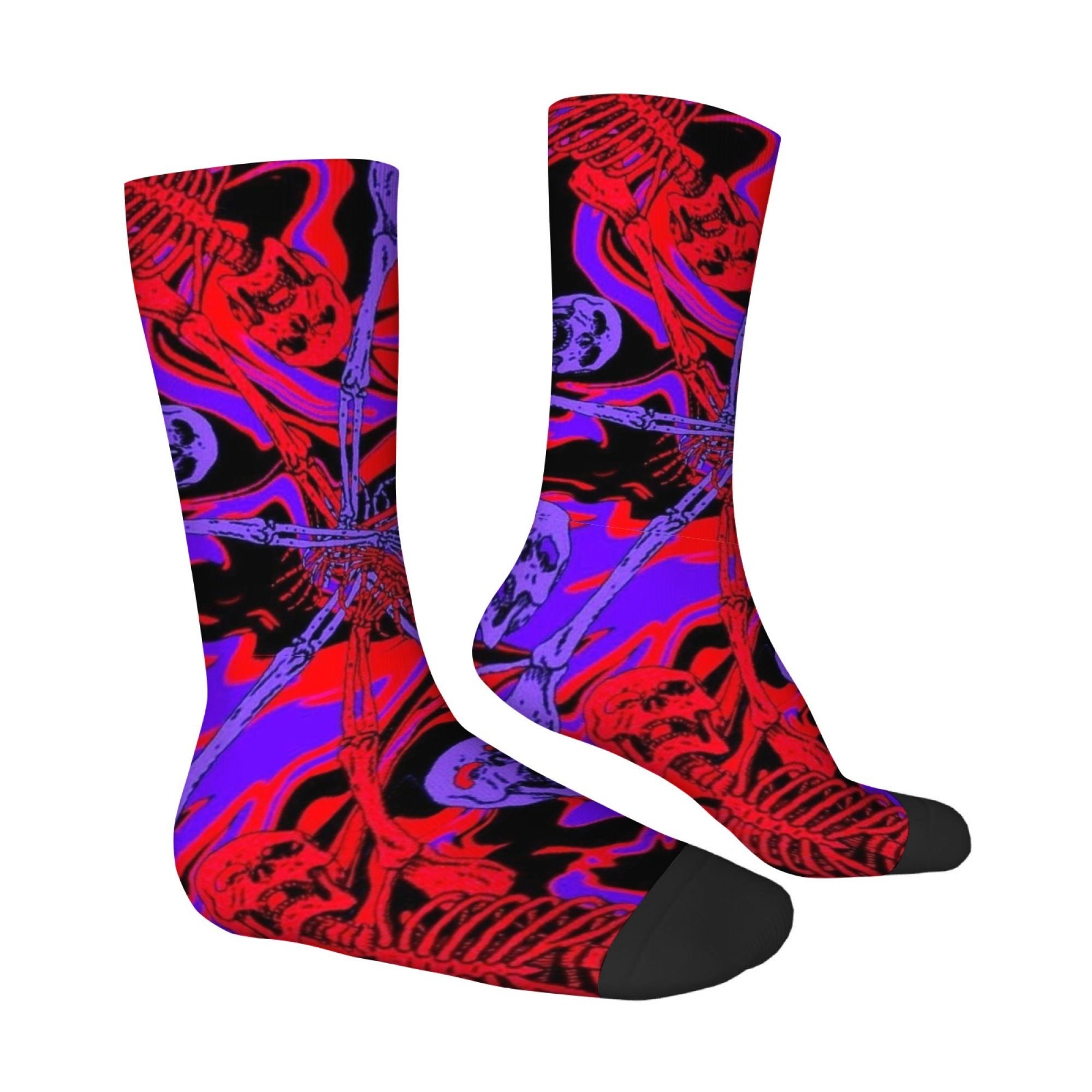 Kaos Kaki Pria Crazy Punk Skul - Street Fashion Style Youtube ulasan dan harga
