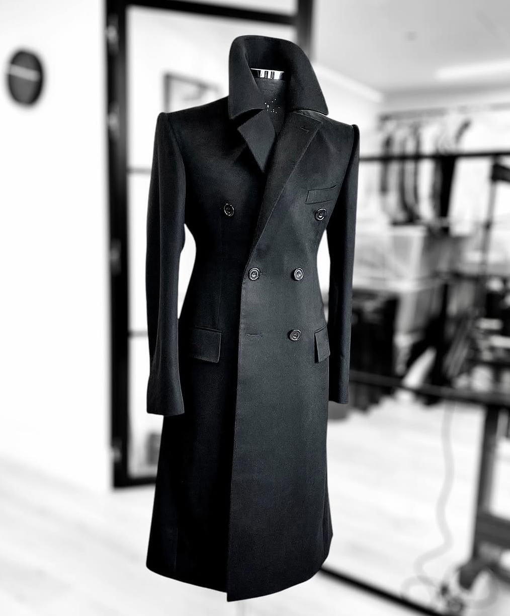 Mantel Campuran Wol Fashion Ma - Street Fashion Shanghai ulasan dan harga