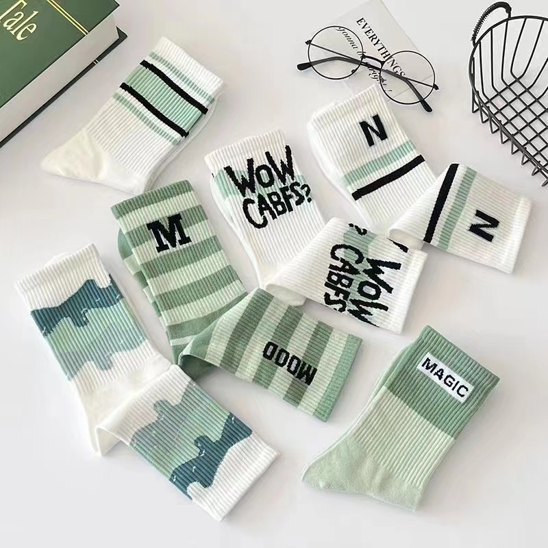 3/7 Pasang Kaus Kaki Tabung Te - Street Fashion Style Youtube ulasan dan harga