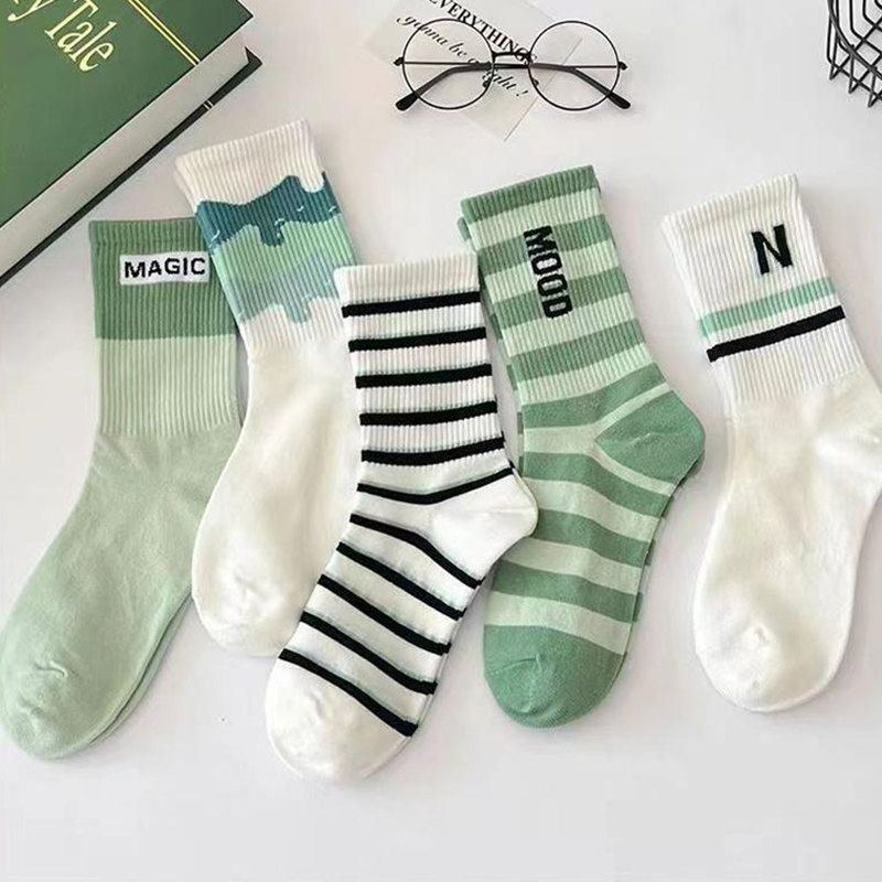 3/7 Pasang Kaus Kaki Tabung Te - Street Fashion Style Youtube ulasan dan harga