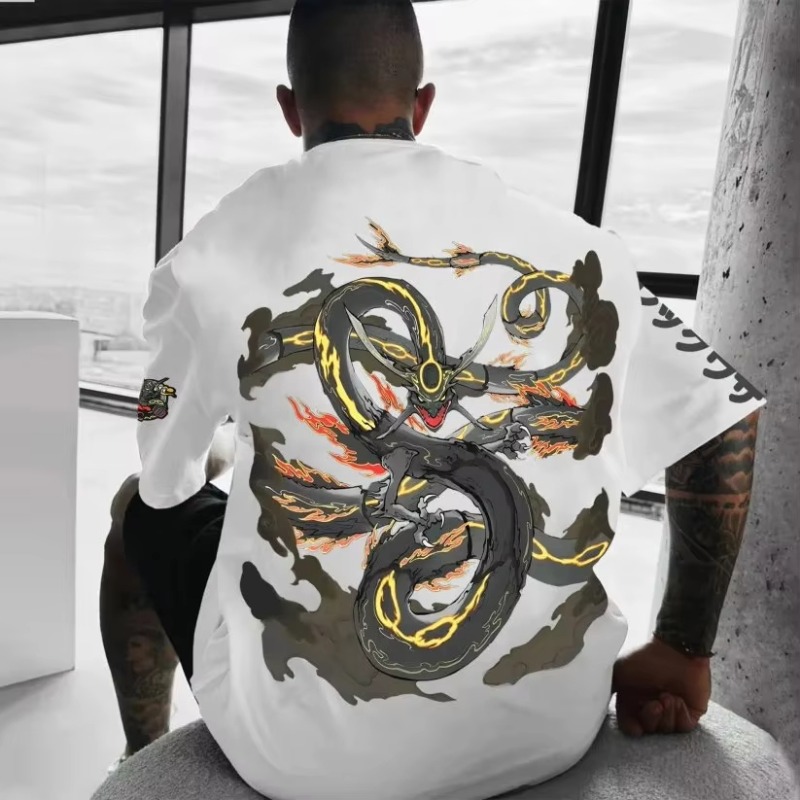 Kaos Harajuku Pria Musim Panas - Street Fashion Hats ulasan dan harga