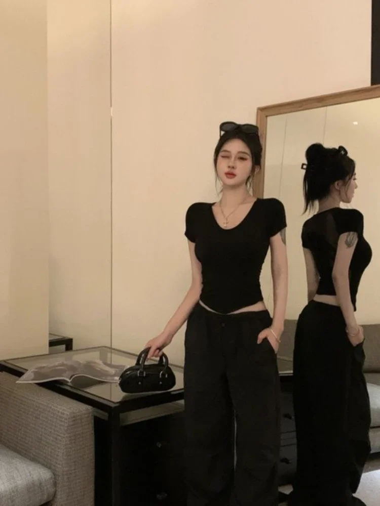 Atasan Panjang Wanita Hitam Cr - Street Fashion Reviews ulasan dan harga