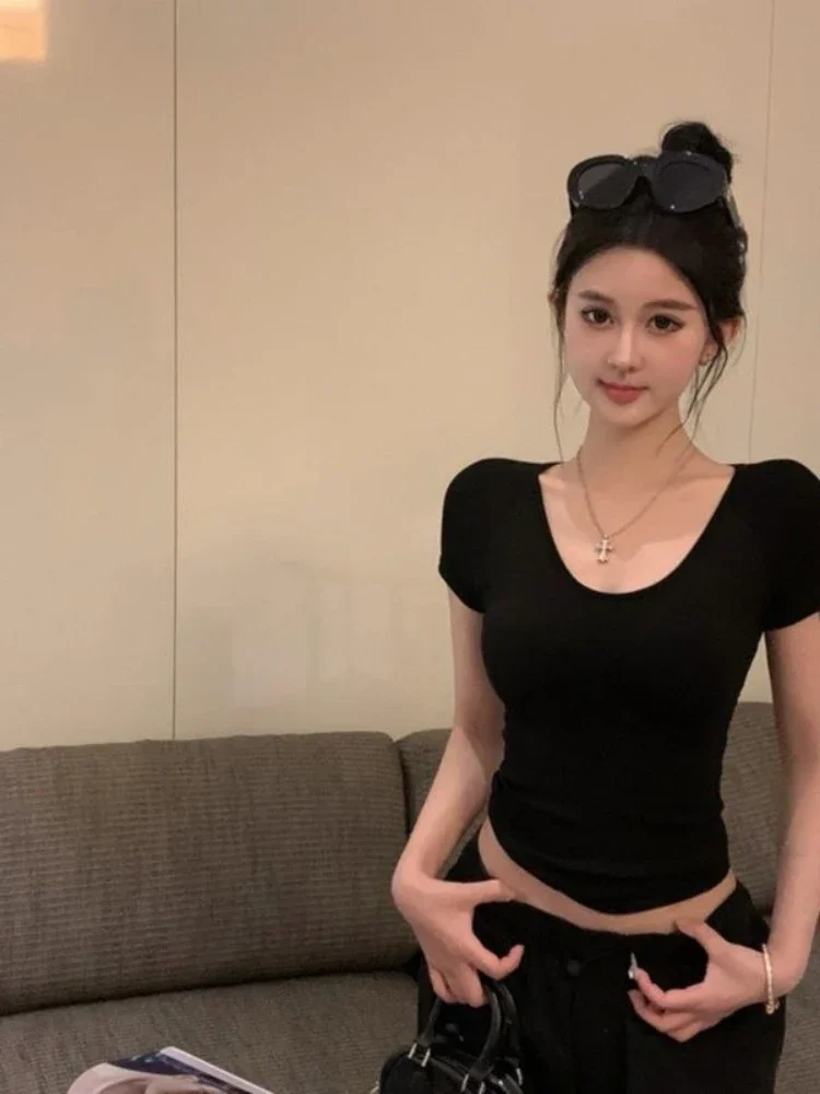 Atasan Panjang Wanita Hitam Cr - Street Fashion Reviews ulasan dan harga