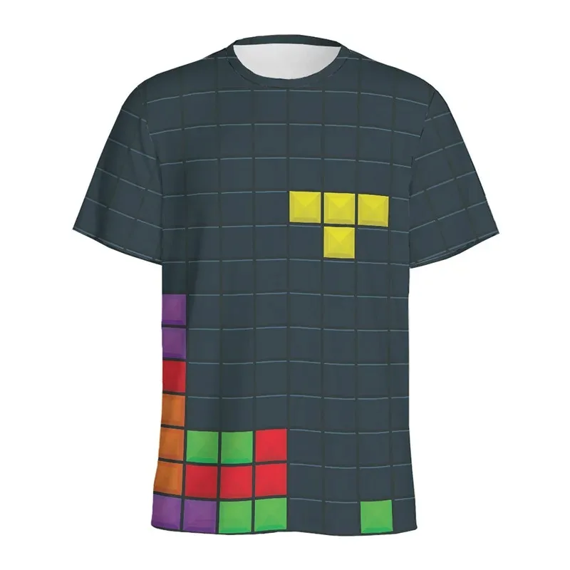 Kaos 3D Print Motif Puzzle Ban - Street Fashion Videos ulasan dan harga