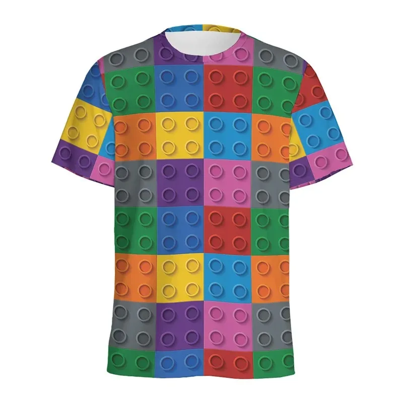 Kaos 3D Print Motif Puzzle Ban - Street Fashion Videos ulasan dan harga