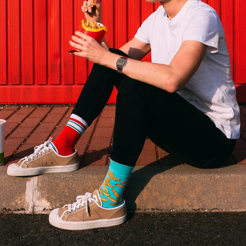 Kaus kaki uniseks untuk pria w - Street Fashion Style Youtube ulasan dan harga