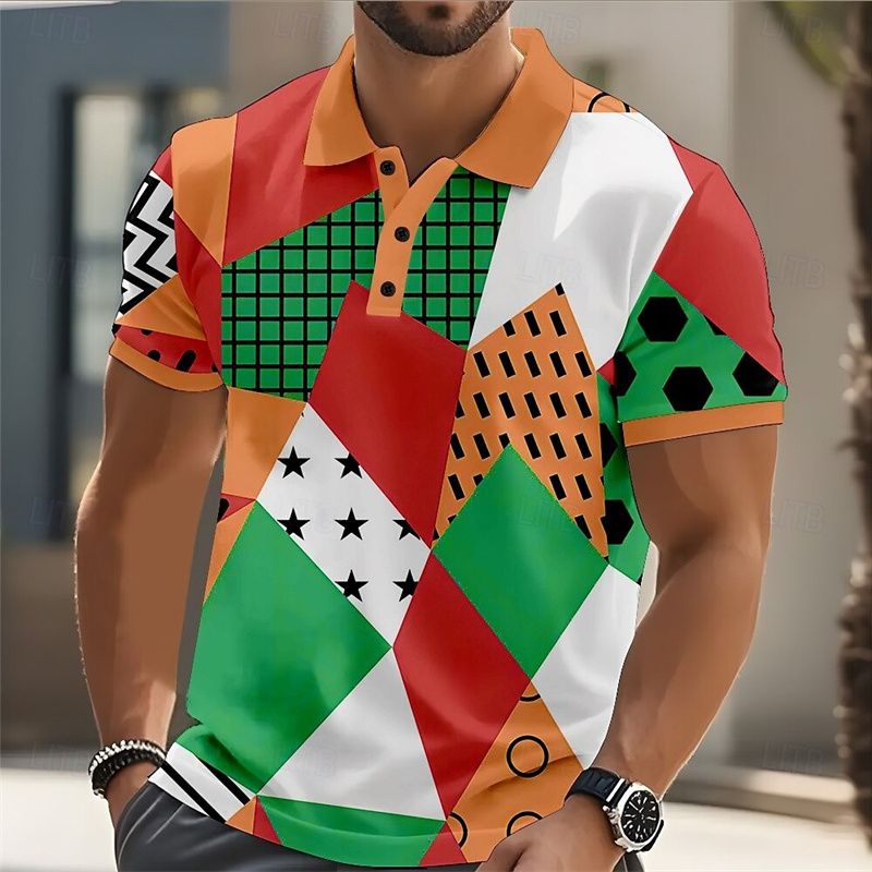 Kaus Polo Pria 2025 Kaus Golf  - Street Fashion Shanghai ulasan dan harga