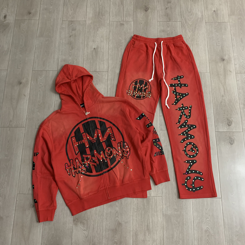 Setelan Hoodie dan Celana HARM - Street Fashion Hot ulasan dan harga