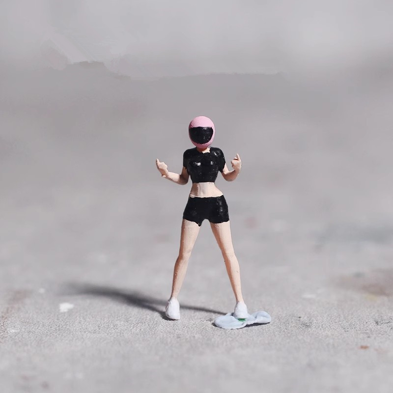 1:64 Model 1Pcs Boneka Gadis C - Street Fashion Photographers ulasan dan harga