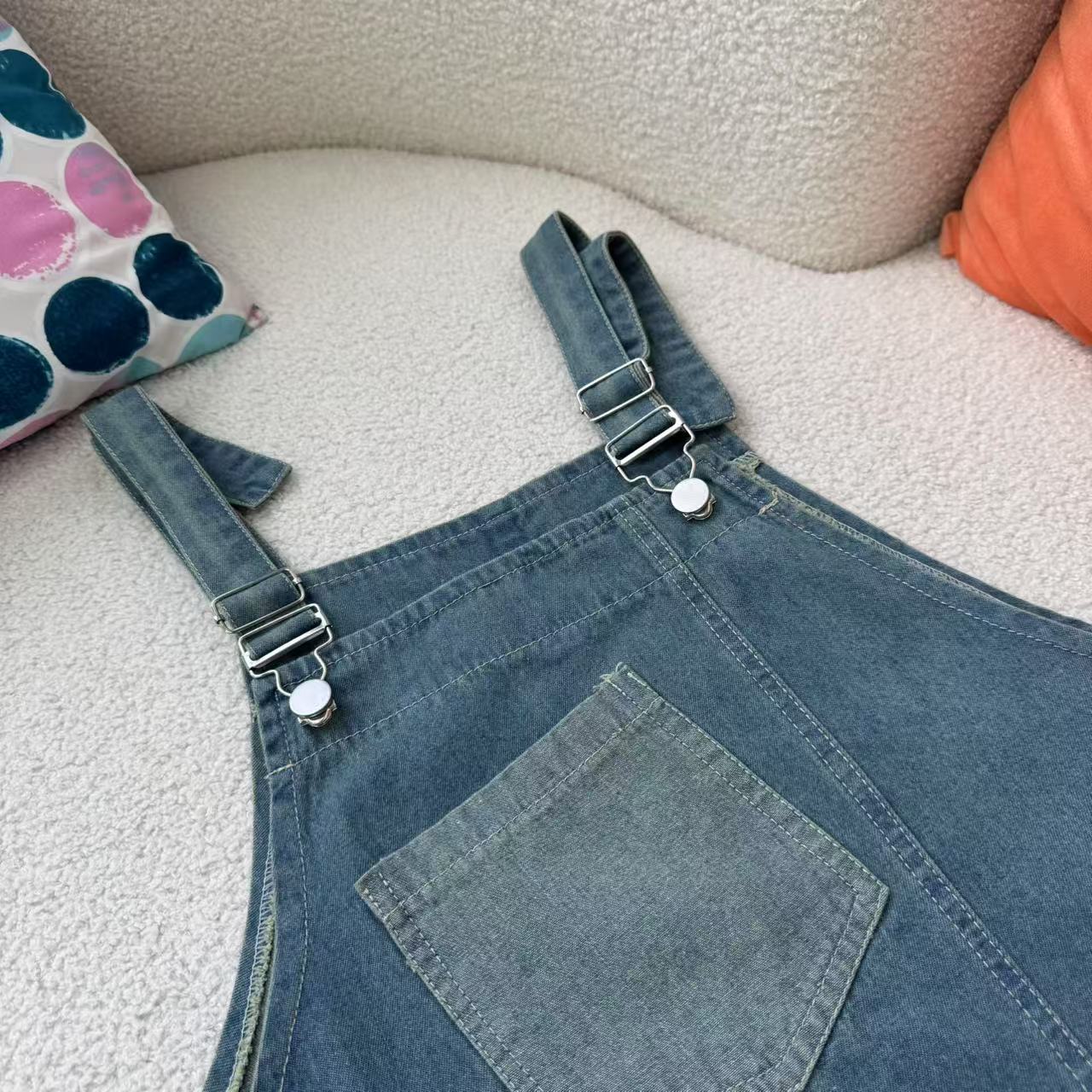 Gaun Suspender Denim Wanita Mu - Street Fashion Kl ulasan dan harga