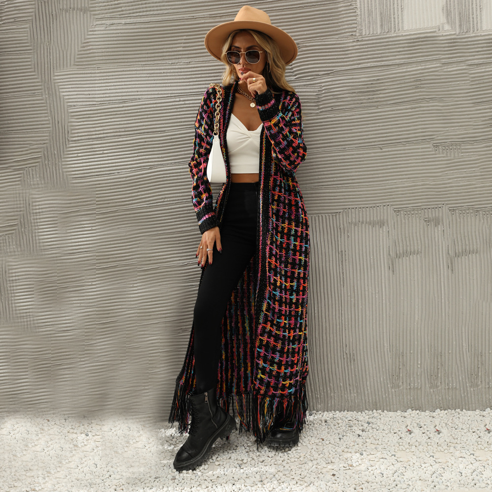 Kardigan Rajut Panjang Berumba - Street Fashion Winter 2026 ulasan dan harga