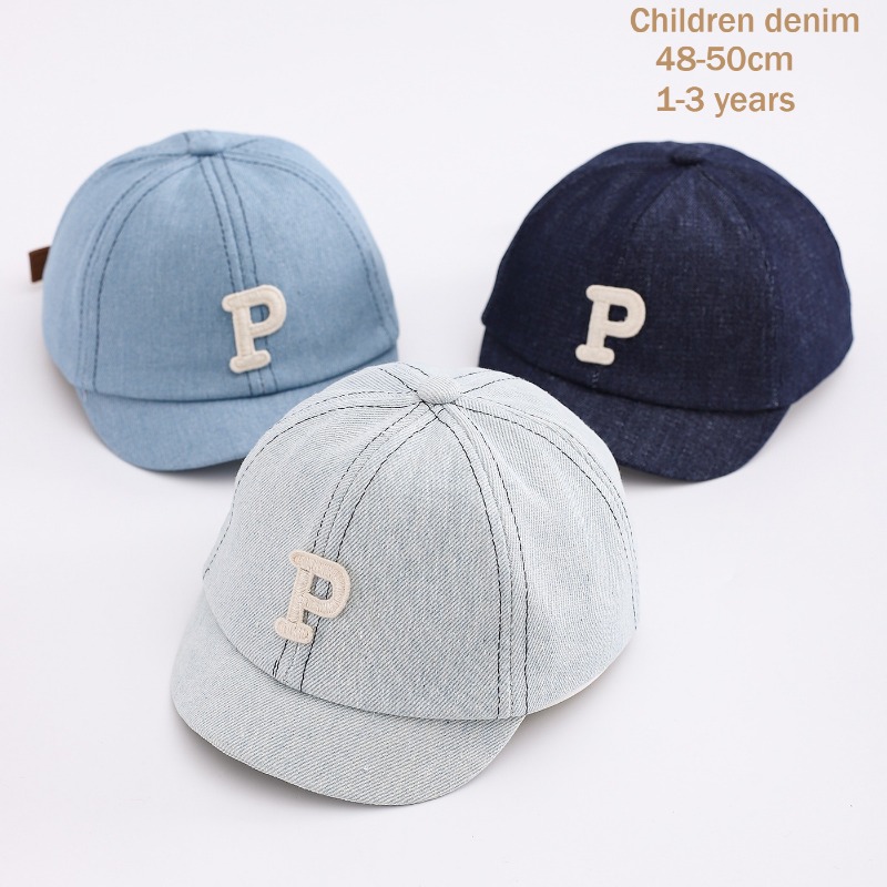 Topi Bisbol Denim Anak 48-50cm - Street Fashion Hats ulasan dan harga
