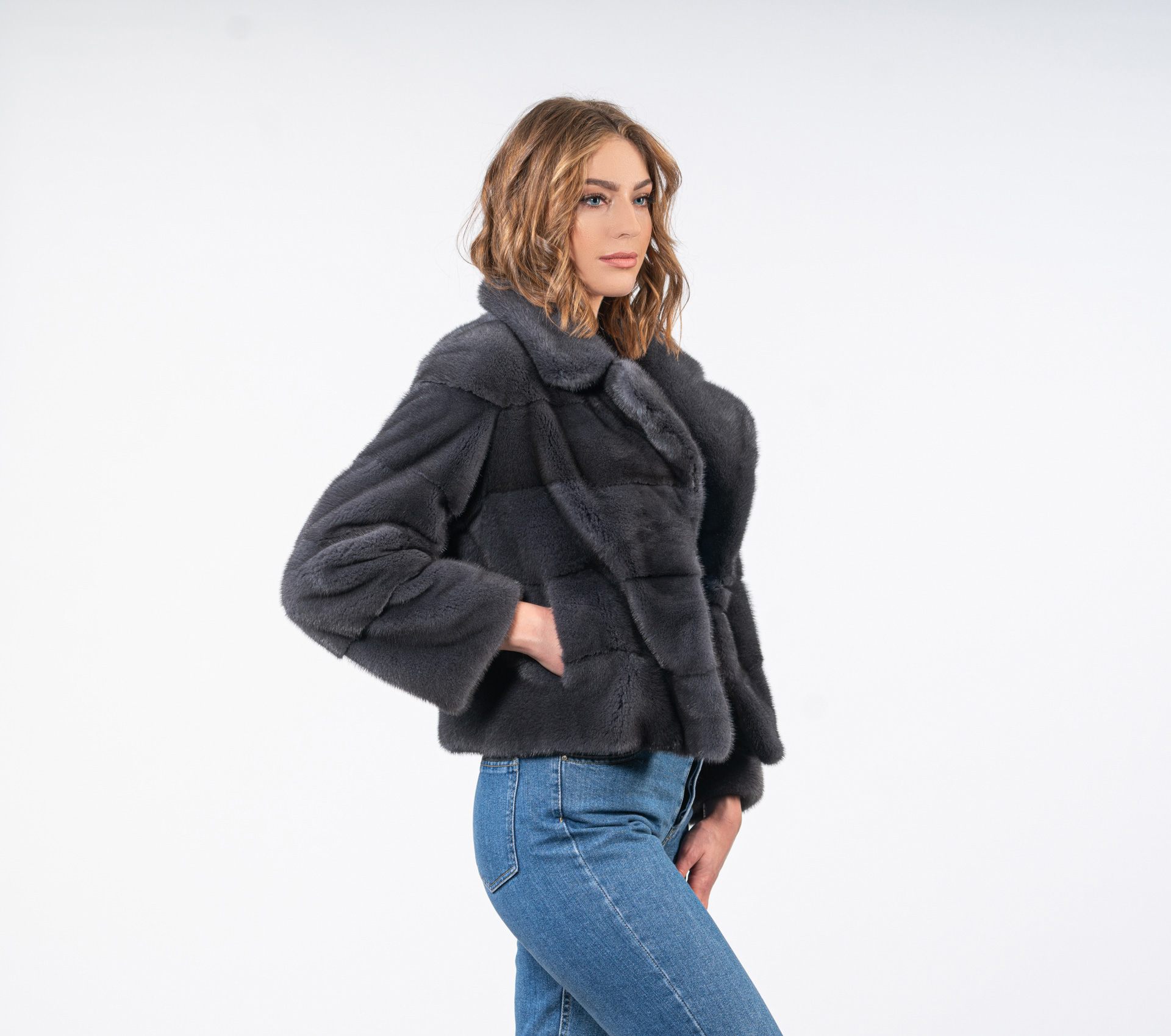 Jaket kulit bulu mink wanita b - Street Fashion Winter 2026 ulasan dan harga