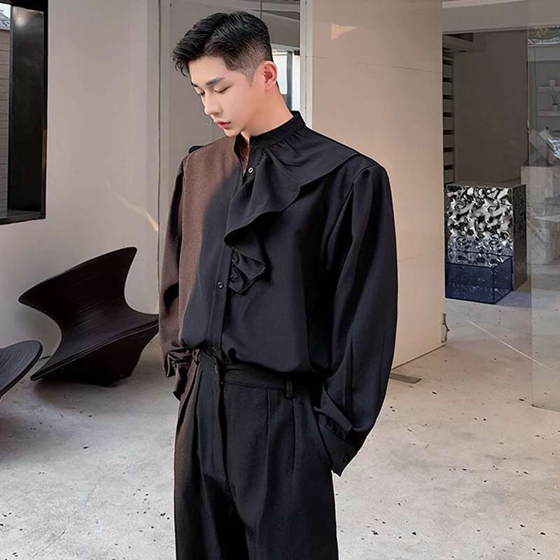 LUZHEN Design Kemeja Lengan Pa - Street Fashion Reviews ulasan dan harga