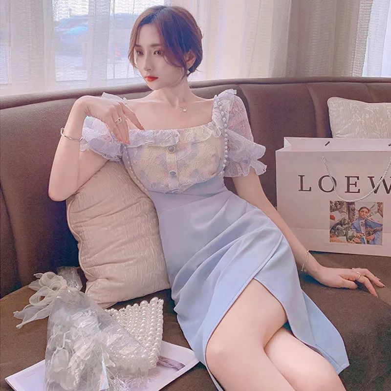 Set 2 potong untuk wanita Dres - Street Fashion Korean ulasan dan harga