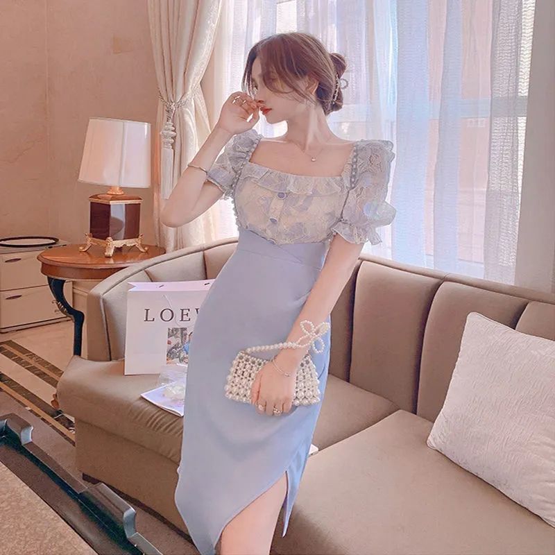 Set 2 potong untuk wanita Dres - Street Fashion Korean ulasan dan harga
