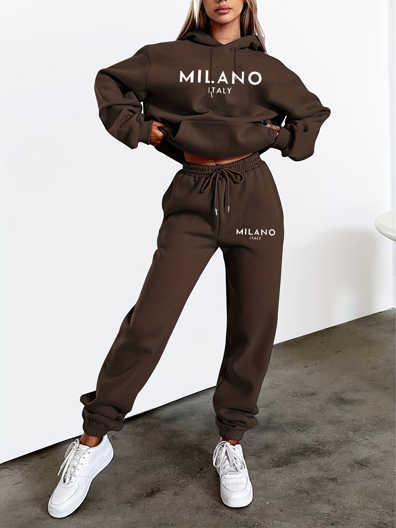 Set Hoodie Musim Gugur/Dingin  - Street Fashion Milano ulasan dan harga