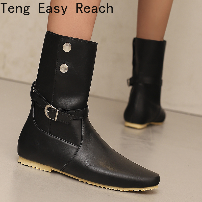 Sepatu Bot Panjang Setengah Pe - Street Fashion Winter 2026 ulasan dan harga