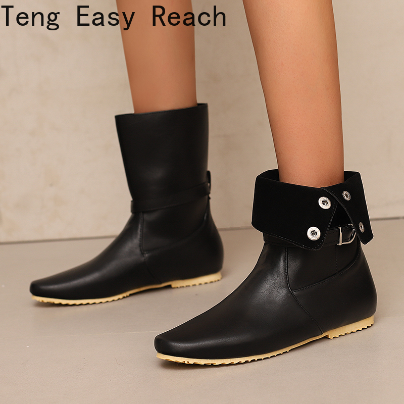 Sepatu Bot Panjang Setengah Pe - Street Fashion Winter 2026 ulasan dan harga