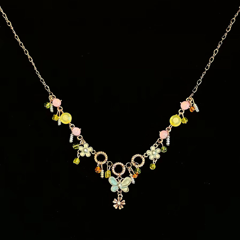 Kalung Video Bunga Kupu-kupu W - Street Fashion Videos ulasan dan harga