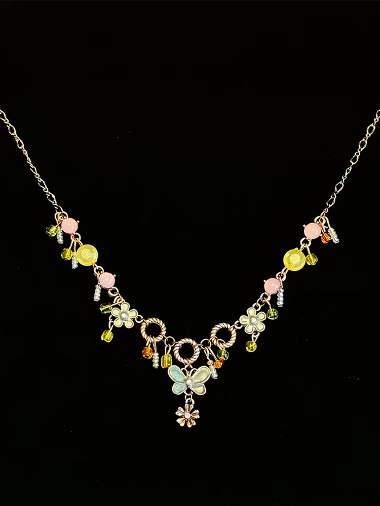 Kalung Video Bunga Kupu-kupu W - Street Fashion Videos ulasan dan harga