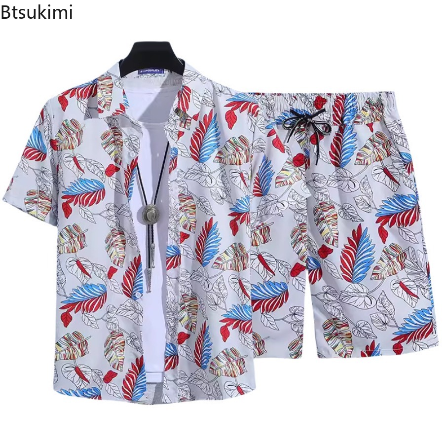 Set Kemeja Lengan Pendek Pria  - Street Fashion China ulasan dan harga