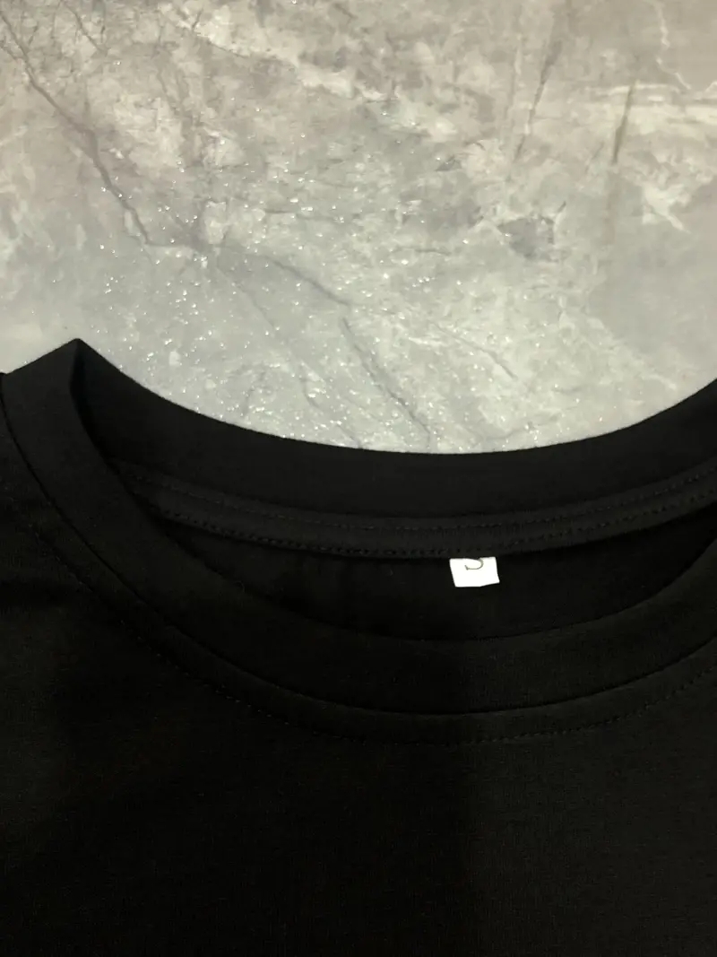 Gaun kaus lengan pendek leher  - Street Fashion Milano ulasan dan harga