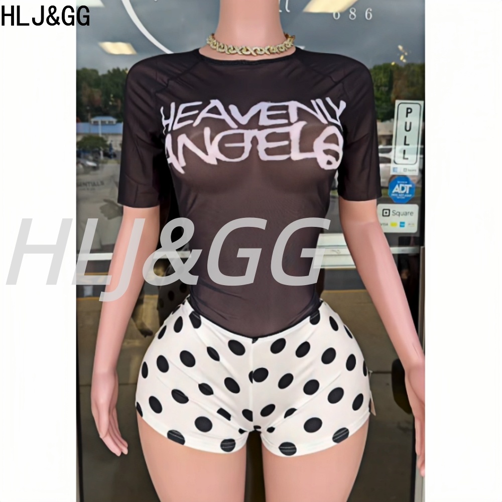 HLJ&GG Trend Y2K Mesh Letter S - Street Fashion Types ulasan dan harga