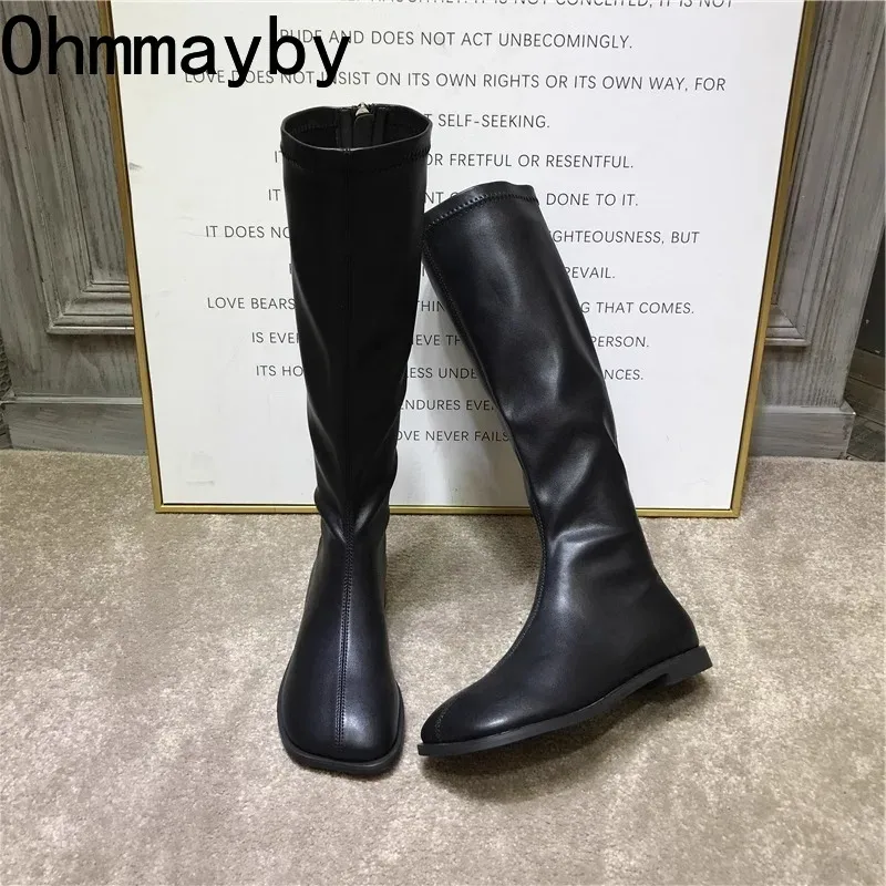 Sepatu bot panjang selutut unt - Street Fashion Korean ulasan dan harga