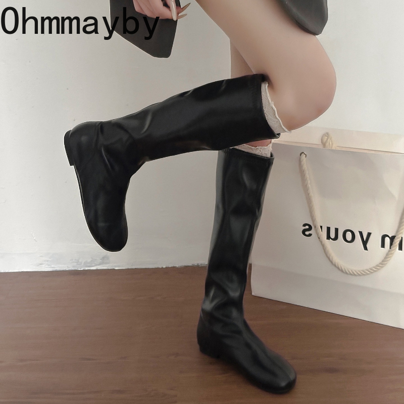 Sepatu bot panjang selutut unt - Street Fashion Korean ulasan dan harga